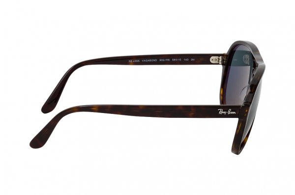   Ray-Ban Vagabond RB4355-902-R5 Dark Havana | Dark Blue