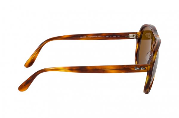   Ray-Ban Vagabond RB4355-954-33 Dark Havana | Natural Brown