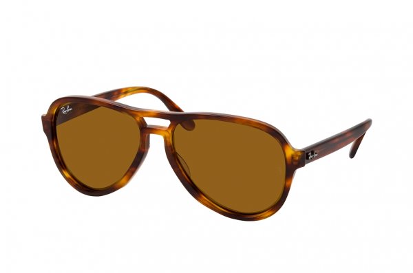   Ray-Ban Vagabond RB4355-954-33 Dark Havana | Natural Brown