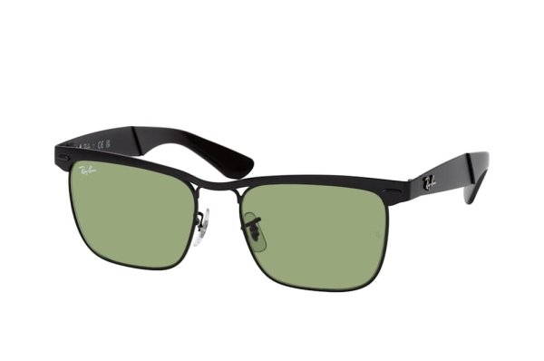   Ray-Ban Wayfarer Deluxe RB3875-006-4E Black | Green