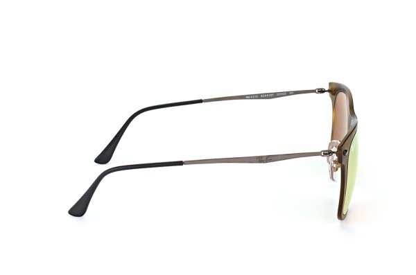  Ray-Ban Wayfarer LightRay RB4210-6244-2Y Light Havana | APX Light Pink Mirror