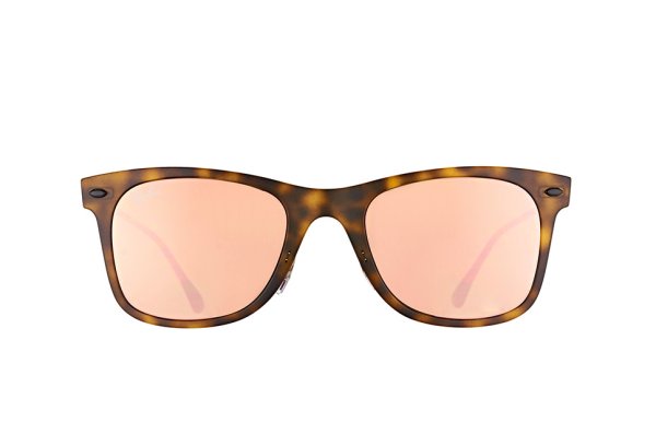   Ray-Ban Wayfarer LightRay RB4210-6244-2Y Light Havana | APX Light Pink Mirror