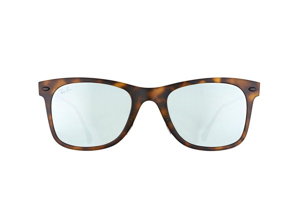   Ray-Ban Wayfarer LightRay RB4210-6244-30 Light Havana | Crystal Silver Mirror