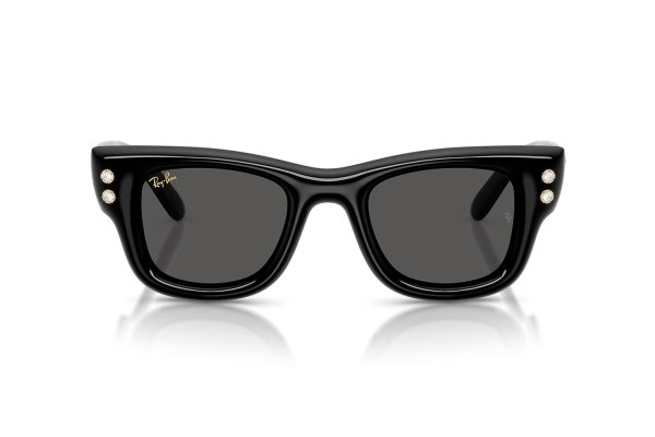 ������������ ������� Ray-Ban Wayfarer Puffer Diamond Edition RB4940KG-6844-87 Polished Black With Diamonds | Ultra Black