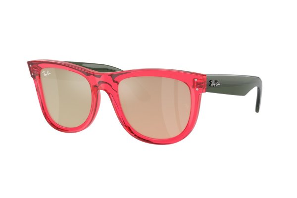   Ray-Ban Wayfarer Reverse RBR0502S-6713-2O Red / Black | Light Gold Mirror