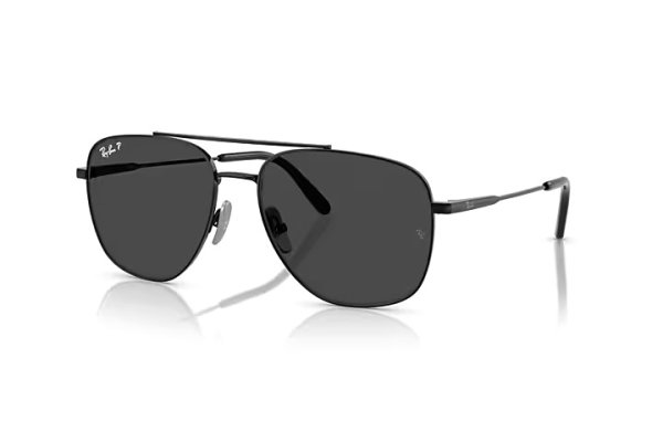   Ray-Ban William Titanium RB8097-9267-48 Black | Black Polarized