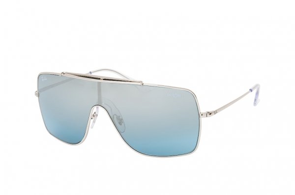   Ray-Ban Wings II RB3697-003-Y0 Silver | Red Blue Mirror