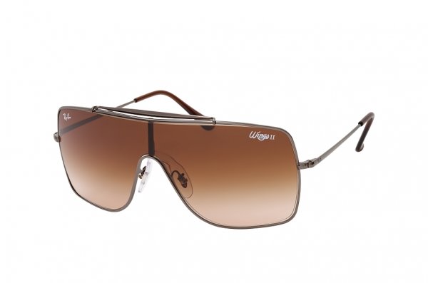   Ray-Ban Wings II RB3697-004-13 Gunmetal | Brown Gradient