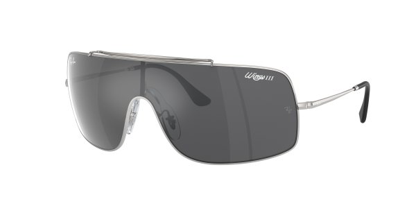 Sunglasses Ray-Ban Wings III RB3897-003-6G Silver | Silver Mirror