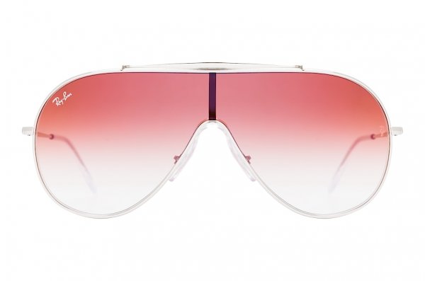   Ray-Ban Wings RB3597-003-V0 Silver | Red Gradient Mirror