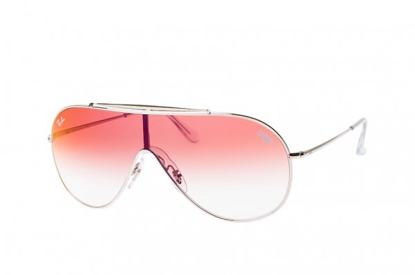   Ray-Ban Wings RB3597-003-V0 Silver | Red Gradient Mirror
