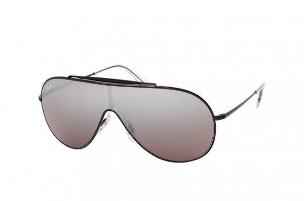   Ray-Ban Wings RB3597-9168-Y3 Black | Gradient Grey Mirror