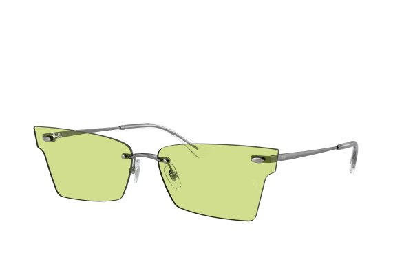   Ray-Ban Xime RB3730-004-2 Gunmetal | Light Green