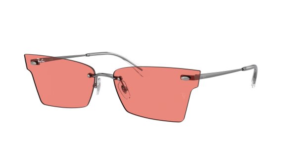   Ray-Ban Xime RB3730-004-84 Gunmetal | Dark Red