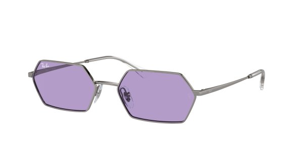   Ray-Ban Yevi RB3728-004-1A Gunmetal | Dark Violet