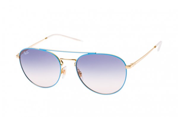   Ray-Ban Youngster RB3589-9057-I9 Light Green / Arista | Gradient Light Blue