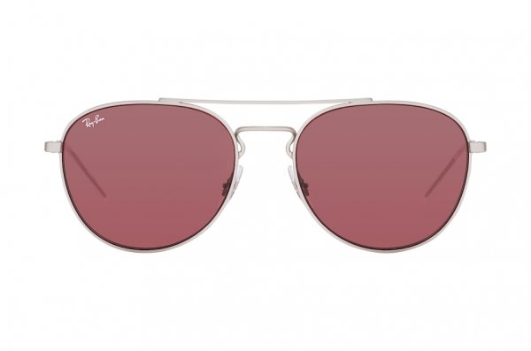   Ray-Ban Youngster RB3589-9116-75 Matt Silver | Dark Vinous