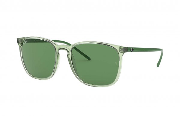   Ray-Ban Youngster RB4387-6402-2 Transparent Green | Light Green
