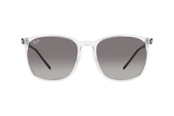  Ray-Ban Youngster RB4387-6477-11 Transparent / Black | Light Grey Gradient