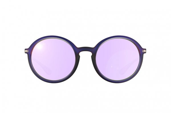   Ray-Ban Youngster Round RB4222-6168-4V Matt Transparent Violet| Violet Mirror