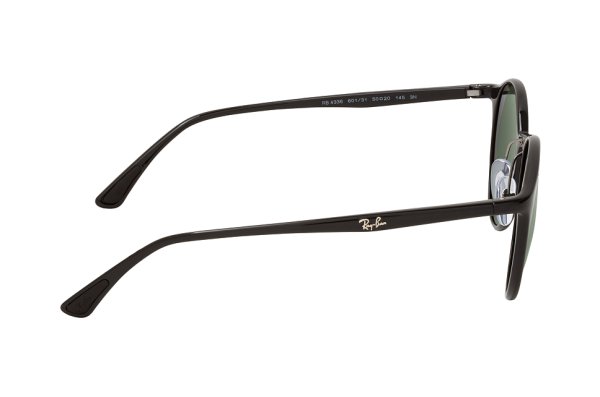   Ray-Ban Youngster Round RB4336-601-31 Black | Natural Green