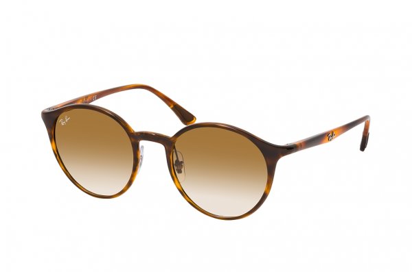   Ray-Ban Youngster Round RB4336-820-51 Dark Havana | Natural Brown Gradient