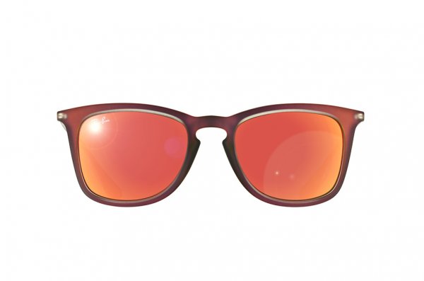   Ray-Ban Youngster Wayfarer RB4221-6167-6Q Matt Transparent Red | Orange Mirror