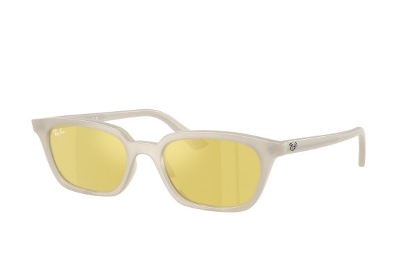   Ray-Ban Zaya Bio-Based RB4456-6808-6D Light Beige | Yellow Mirror