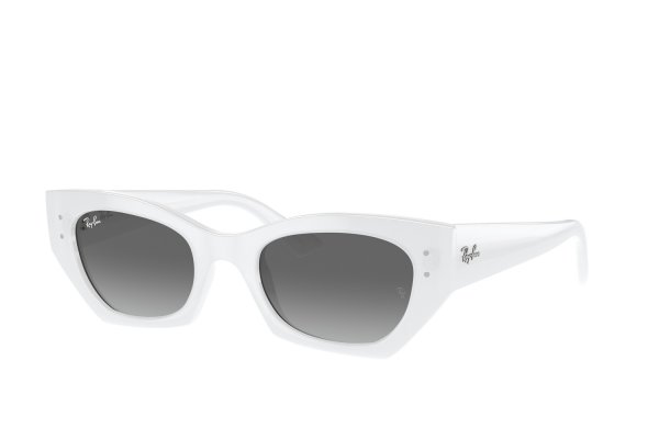   Ray-Ban Zena RB4430-6759-11 White | Grey Mirror