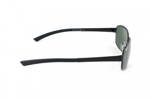  Ray-Ban Active Lifestyle RB3413-002 Black | Natural Green ( G-15XLT)