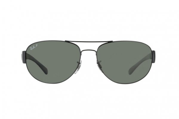   Ray-Ban Active Lifestyle RB3448-002-58 Black | Natural Green Polarized