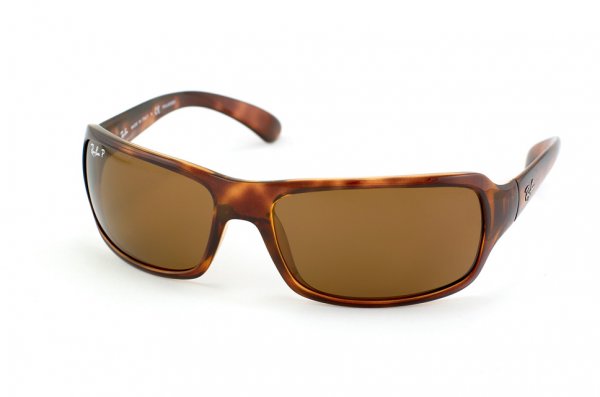   Ray-Ban Active Lifestyle RB4075-642-57 Tortoise/Natural Brown Polarized