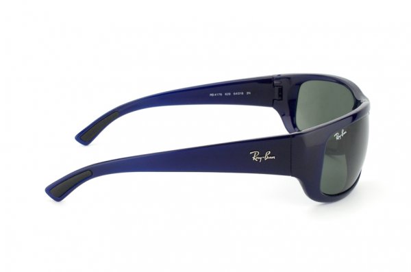   Ray-Ban Active Lifestyle RB4176-629 Blue | Natural Green (G-15XLT)