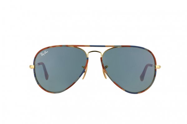   Ray-Ban Aviator Large Metal Camouflage RB3025JM-170-R5 Arista/ Camouflage |  Blue/Grey