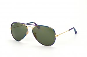 Очки Ray-Ban Aviator Large Metal Camouflage RB3025JM-172 Arista/ Camouflage |  Natural Green (G-15 XLT)
