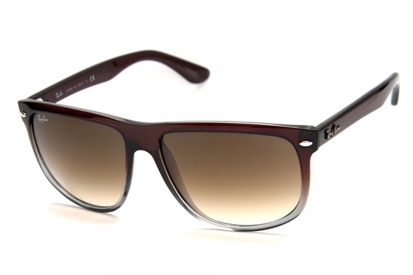   Ray-Ban Boyfriend RB4147-824-51 Brown Faded Grey Transparent/Faded Brown
