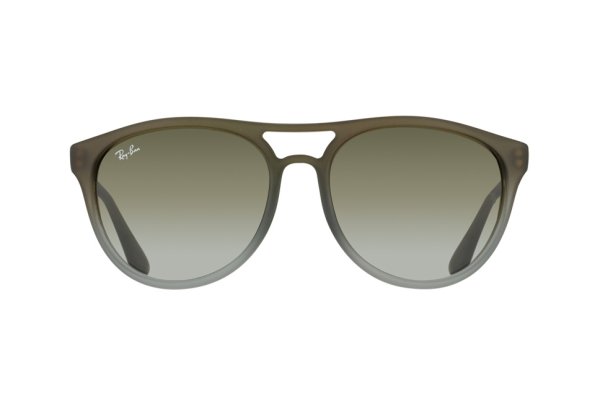   Ray-Ban Brad RB4170-854-7Z Brown Rubber Faded/ Transparent Grey Rubber | Green Grey