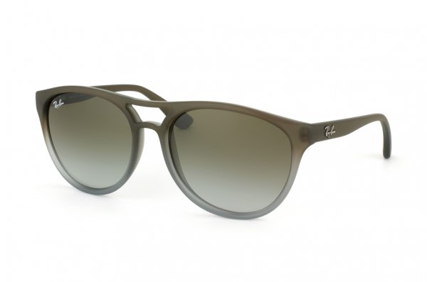   Ray-Ban Brad RB4170-854-7Z Brown Rubber Faded/ Transparent Grey Rubber | Green Grey