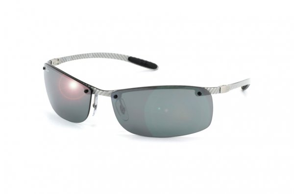   Ray-Ban Carbon Lite RB8305-083-6G Carbon/APX Silver Mirror