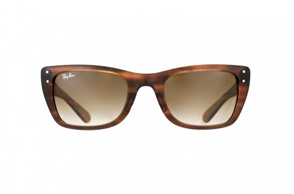   Ray-Ban Caribbean RB4148-795-51 Matte Striped Brown | Faded Brown