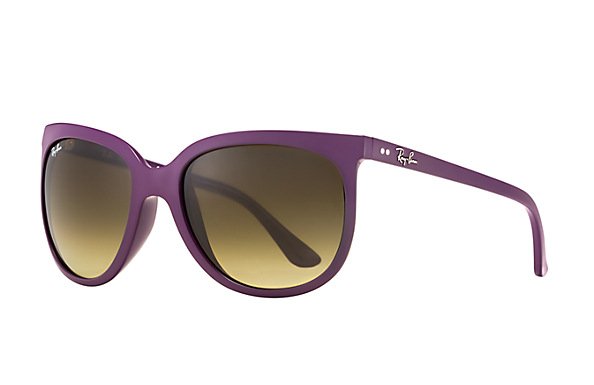   Ray-Ban Cats 1000 RB4126-6138-85 Violet | Brown Faded Yellow