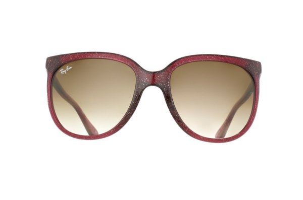   Ray-Ban Cats 1000 RB4126-807-51 Glitter Dark Pink | Faded Brown