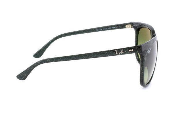   Ray-Ban Cats 1000 RB4126-808-28 Glitter Dark Green | Blue Faded Yellow