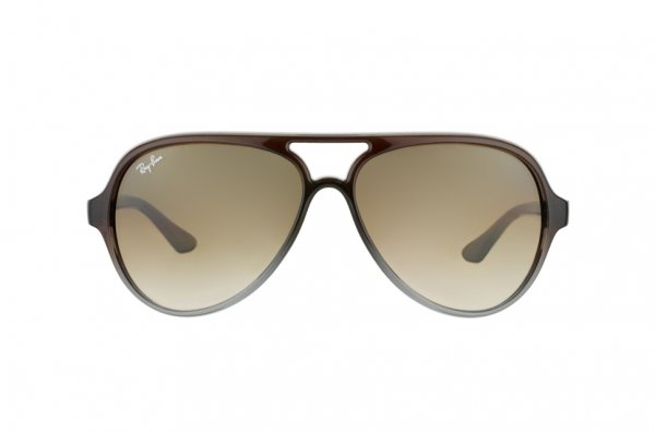  Ray-Ban Cats 5000 RB4125-824-51 Brown Faded Grey Transparent  | Faded Brown
