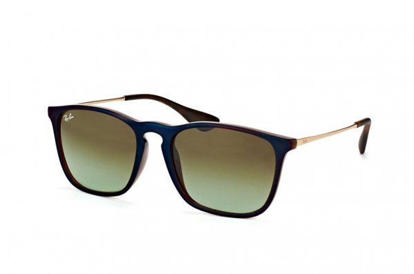   Ray-Ban Chris RB4187-6315-E8 Brown / Violet | Faded Green