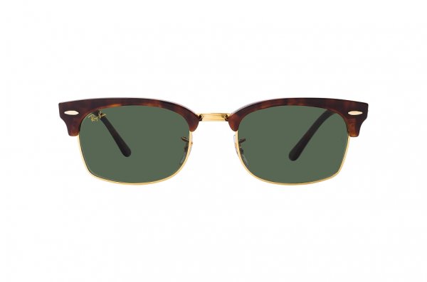   Ray-Ban Clubmaster Square Legend Gold RB3916-1304-31 Brown / Arista | Natural Green