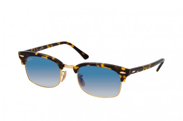   Ray-Ban Clubmaster Square Legend Gold RB3916-1335-3F Havana | Natural Light Blue