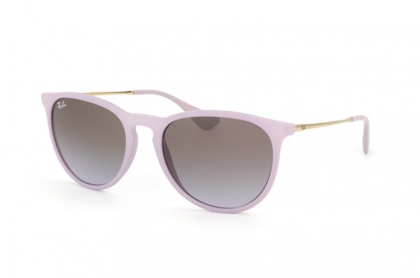   Ray-Ban Erika RB4171-870-68 Lilac Rubber/Brown Faded Violet