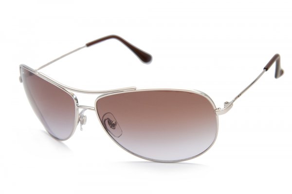 Очки Ray-Ban Highstreet RB3293-003-68 Silver | APX Brown Faded Violet