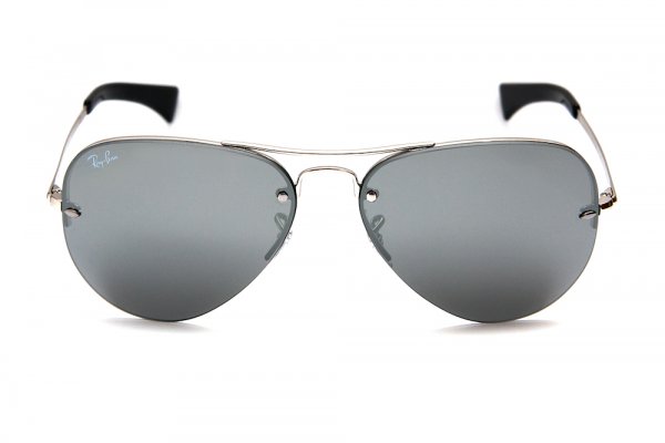   Ray-Ban Highstreet RB3449-003-6G Silver | APX Silver Mirror